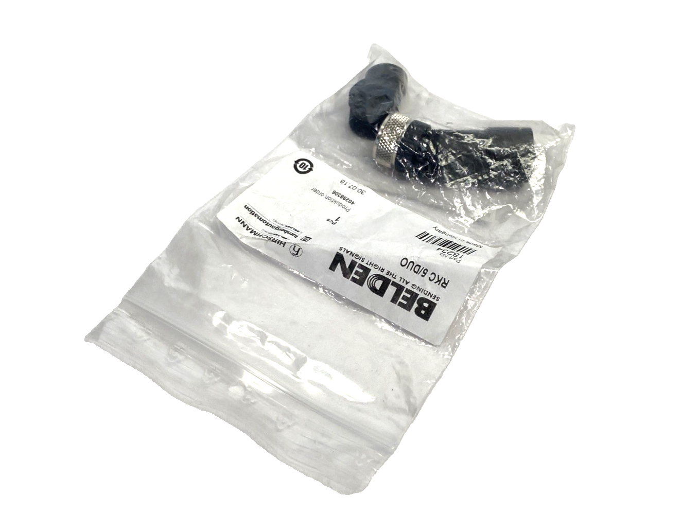 RKC 5/DUO,18234 | Belden RKC 5/DUO Field Wireable Connector M12 Female 18234 - New – Open box - Maverick Industrial Sales
