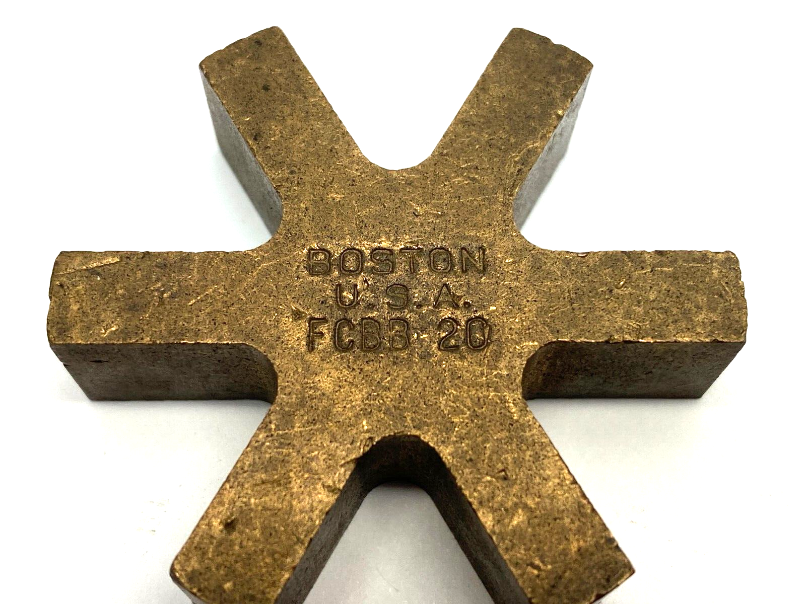 Boston Gear FCBB 20 Brass Spider Insert Coupling 3/4" Bore - Maverick Industrial Sales