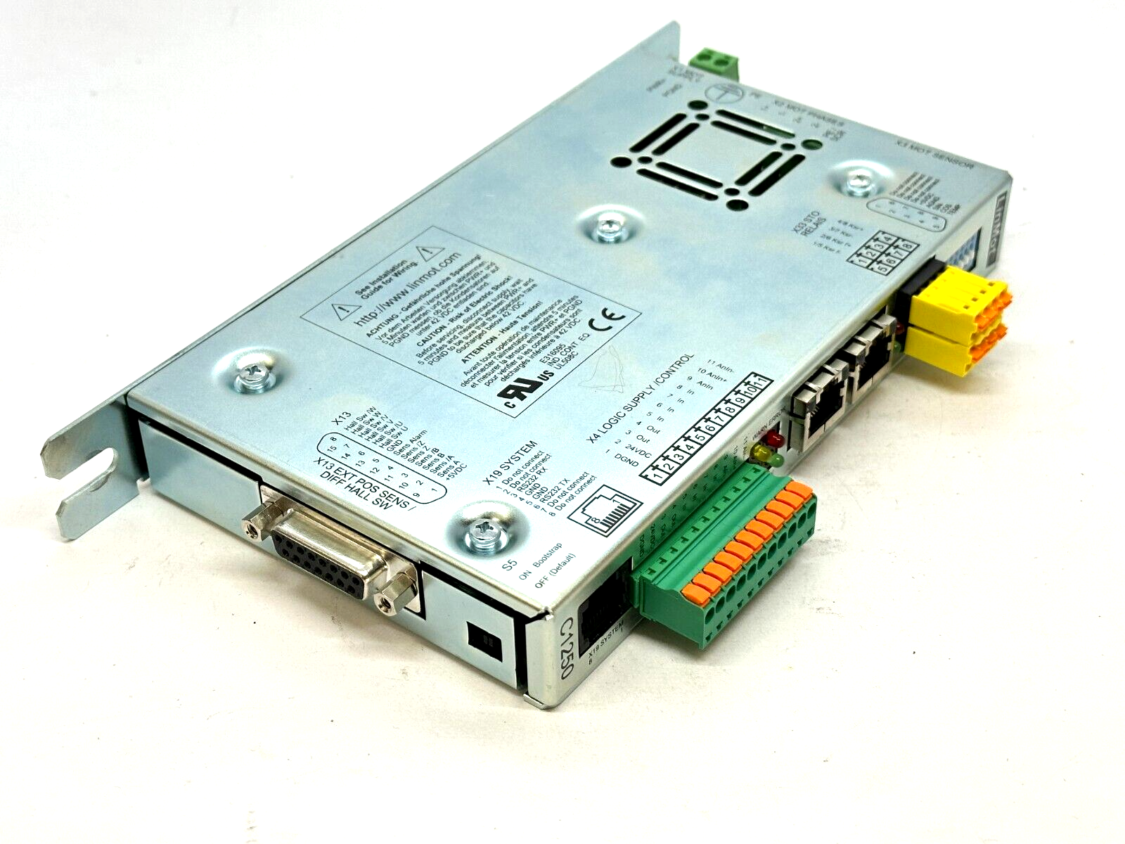 LinMot 0150-2619 PROFIdrive Servo Drive 25A 72VDC STO C1250-PD-XC-1S-000 - Maverick Industrial Sales