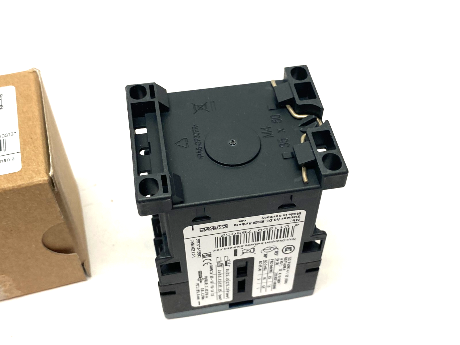 Siemens 3RT2018-1BB42 Sirius Contactor 16A, 400V, 7.5kW, 1NC - Maverick Industrial Sales
