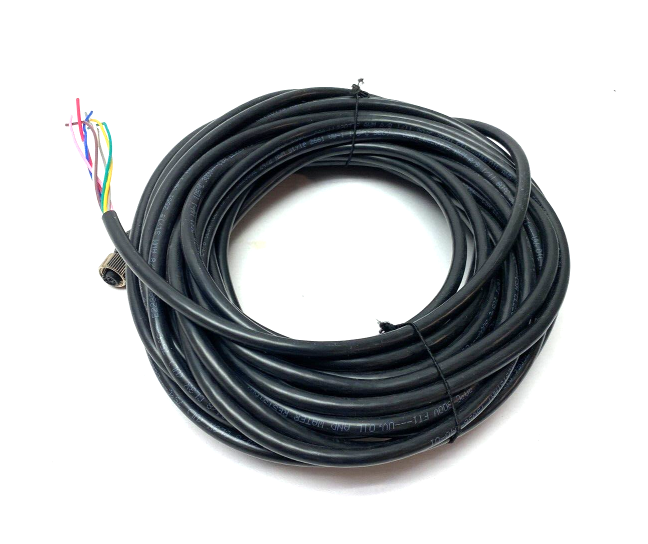 Allen Bradley 889D-F8AB-15 Ser. B Straight DC Micro Cable Female to Leads 8-Pin - Maverick Industrial Sales