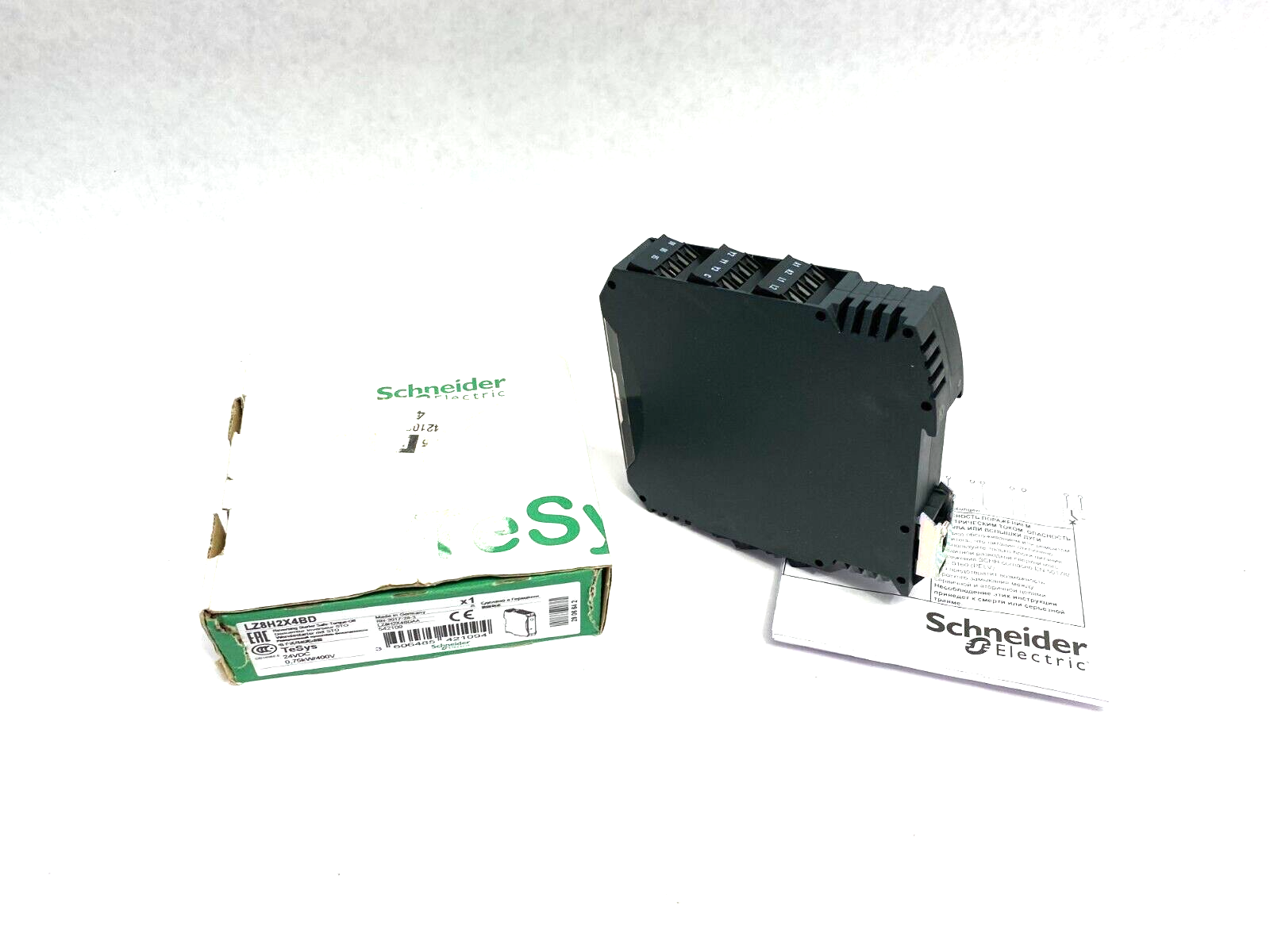 Schneider Electric LZ8H2X4BD TeSys Reversing Stater Safe-Torque-Off 24VDC - Maverick Industrial Sales