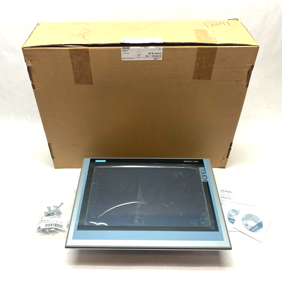 Siemens 6AV2 124-0QC02-0AX1 TP1500 Comfort Touch HMI Display Panel 331 x 207mm - Maverick Industrial Sales