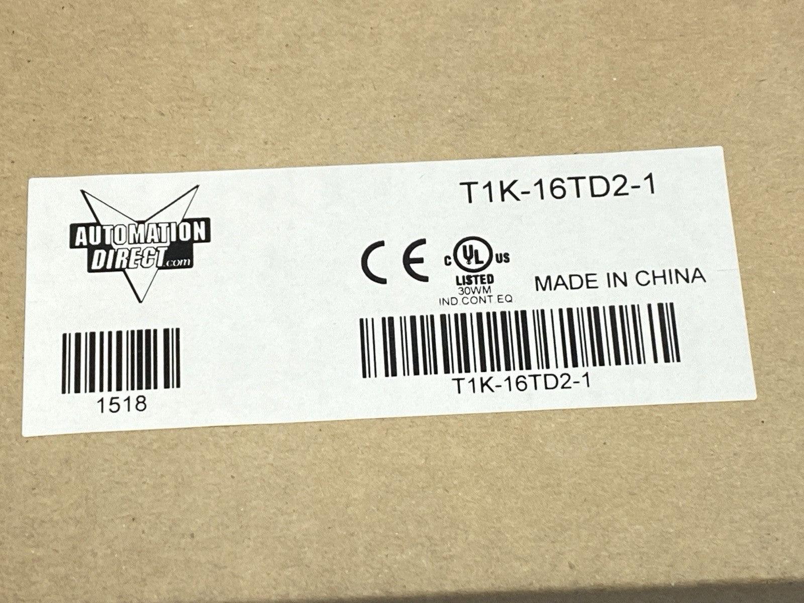 Automation Direct T1K-16TD2-1 Terminator I/O Output Module - Maverick Industrial Sales