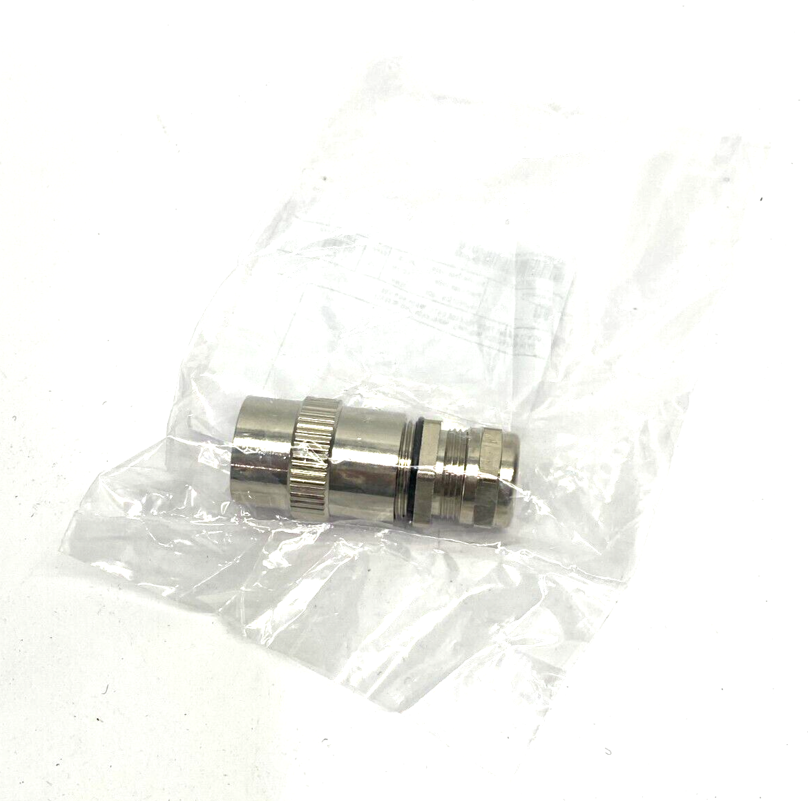 Souriau UT016JCS Short Metal Cable Gland with Strain Relief Nut Size 16 - Maverick Industrial Sales
