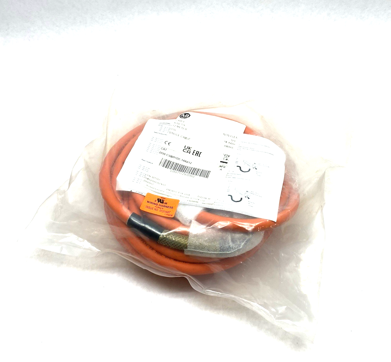 2090-CSBM1DE-14AA12 | Allen Bradley Ser. A Kinetix Single Cable, DSL 12m Non-Flex - New - Maverick Industrial Sales