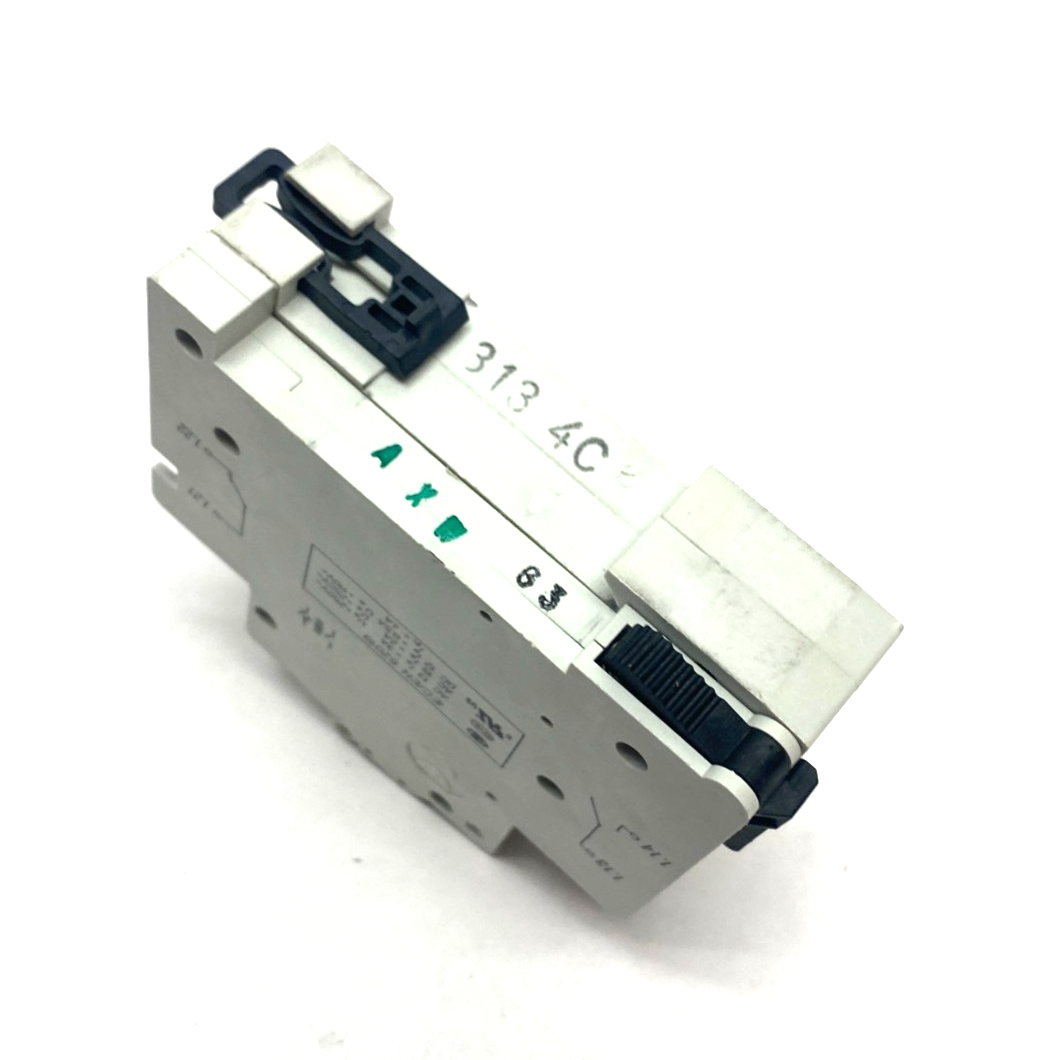 278553 | Eaton Moeller Circuit Breaker FAZ-C4/1 Xpole/xEffect w/ FAZ-XHI11 - Used - Maverick Industrial Sales
