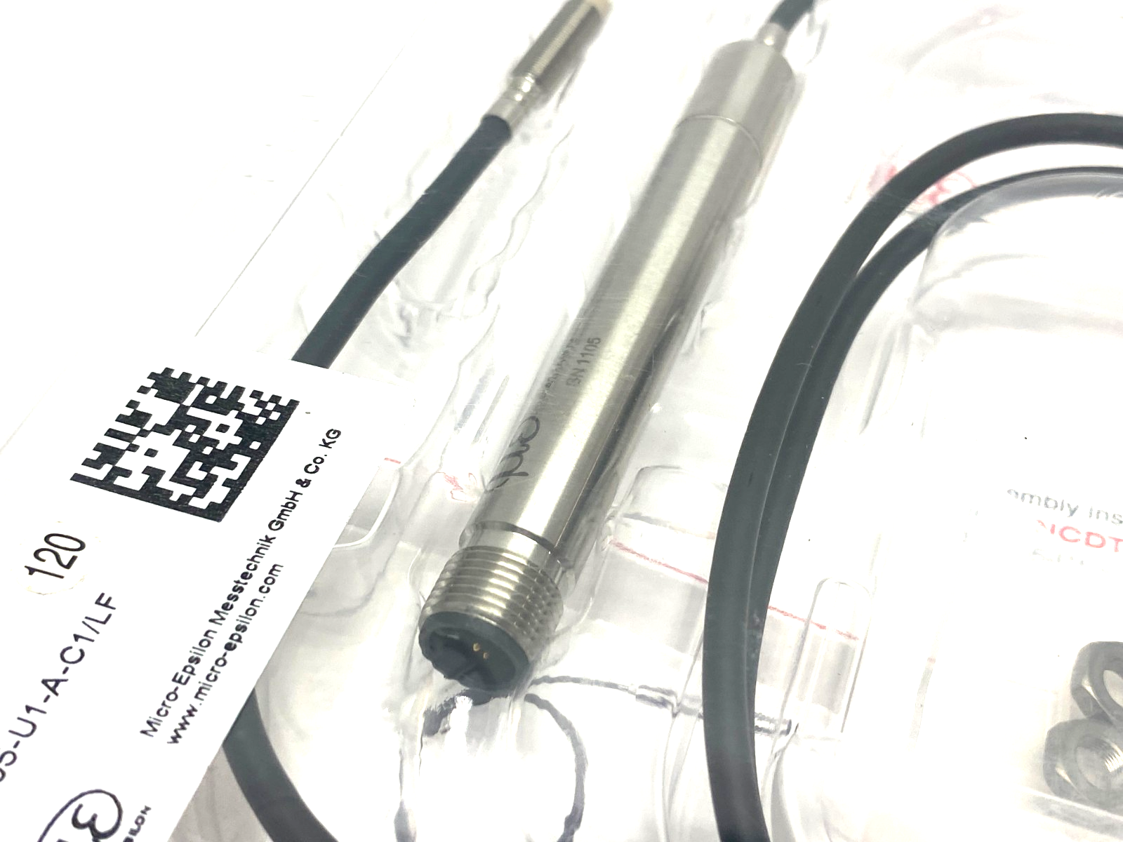 Micro-Epsilon DT3005-U1-A-C1/LF eddyNCDT Inductive Measuring Sensor 4314009 - Maverick Industrial Sales