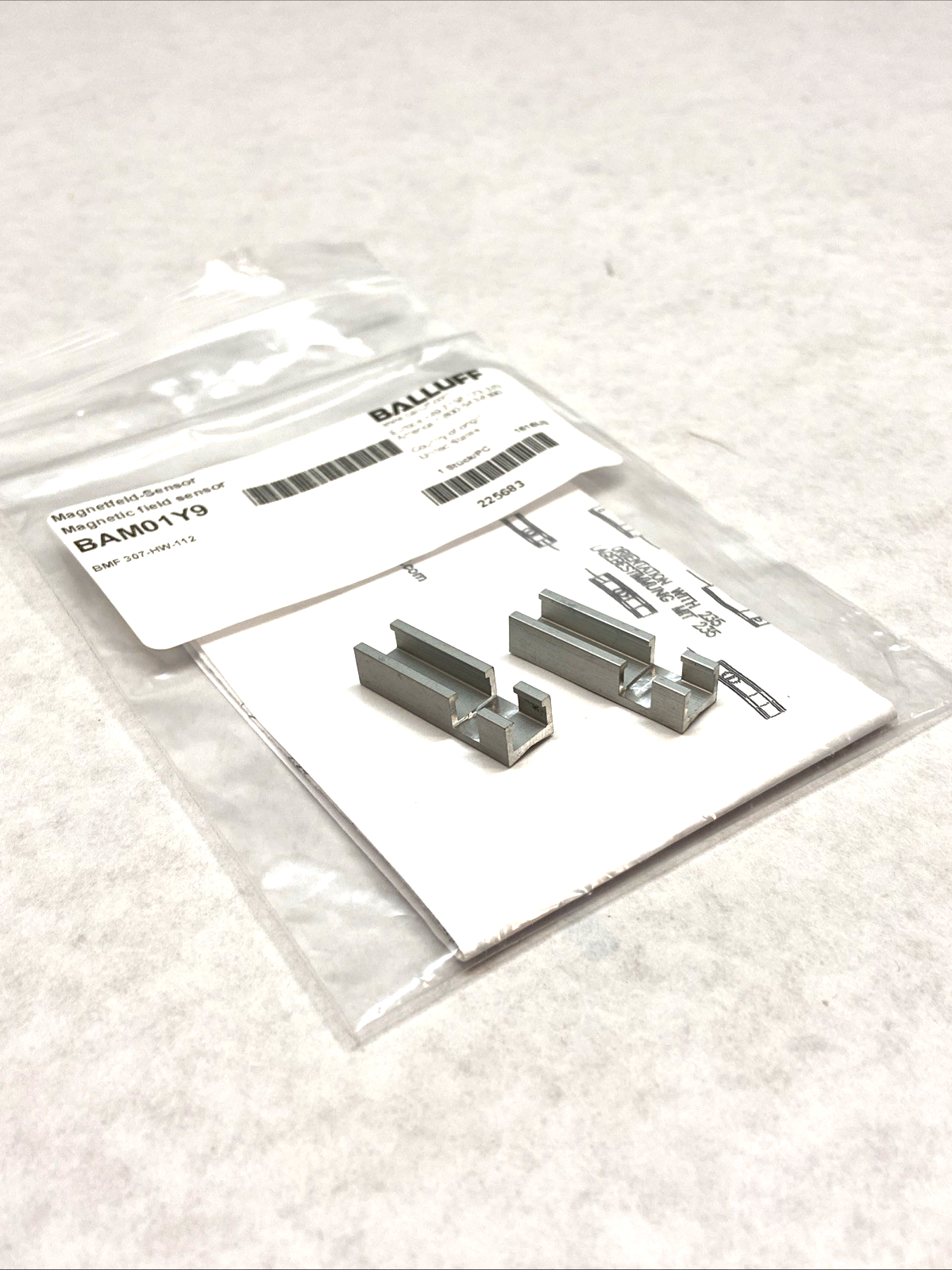 Balluff BAM01Y9 Magnetic Sensor Mount Bracket LOT OF 2 - Maverick Industrial Sales
