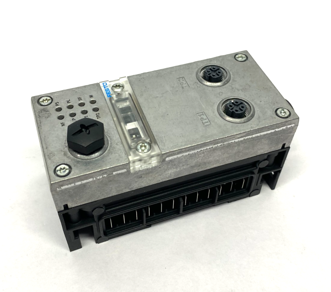 Festo CPX-FB33 Bus Node 548755 w/ CPX-GE-EV-S-7/8-4POL Interlink Block 541248 - Maverick Industrial Sales