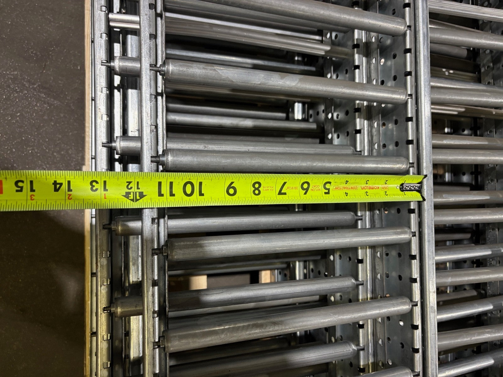 Mallard Manufacturing SKIP-12-006B Gravity Flow Racking, 98"L x 11.5"W LOT OF 20 - Maverick Industrial Sales