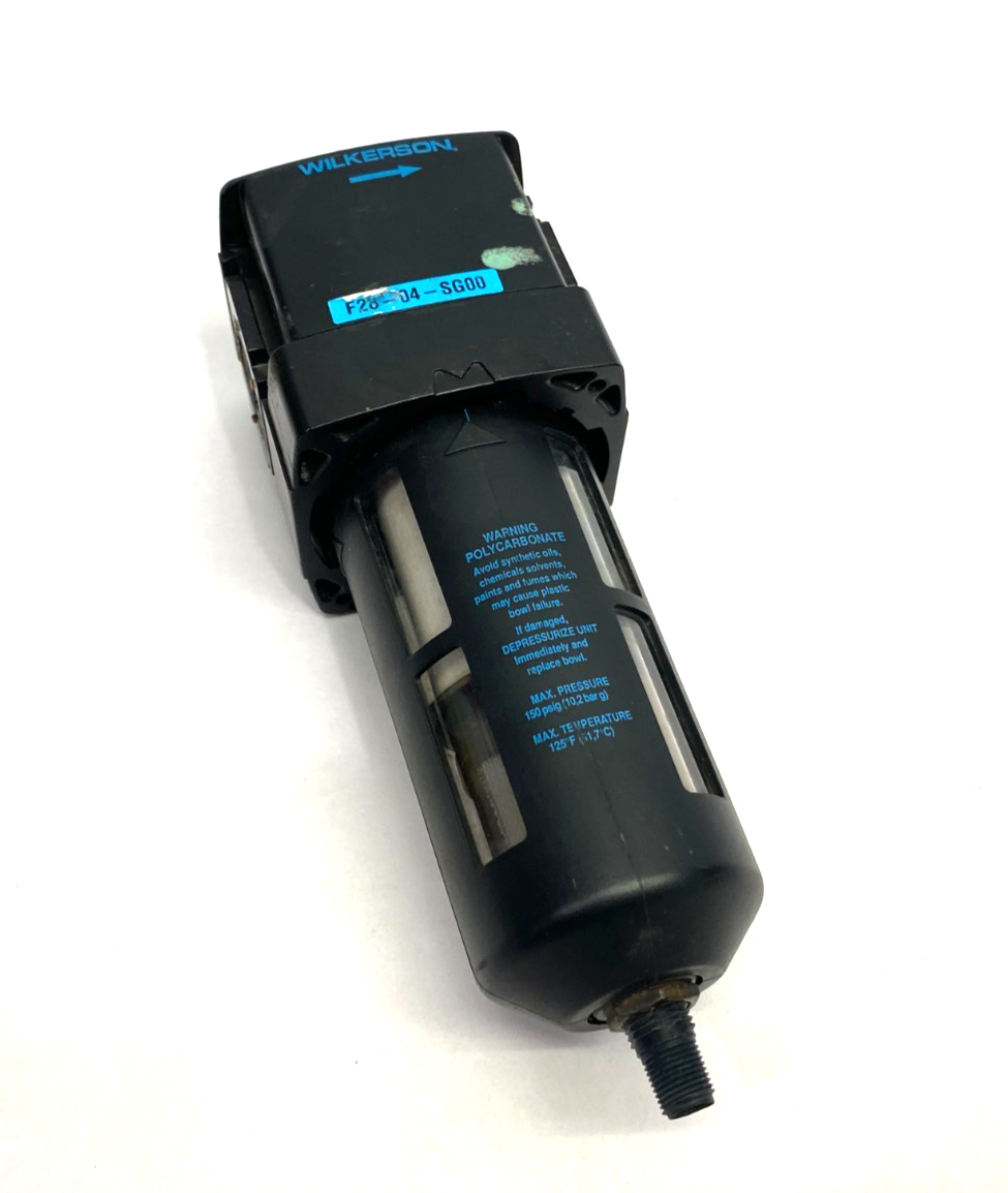 F28-04-SG00 | Wilkerson Particulate Air Filter 1/2" NPT - Used - Maverick Industrial Sales