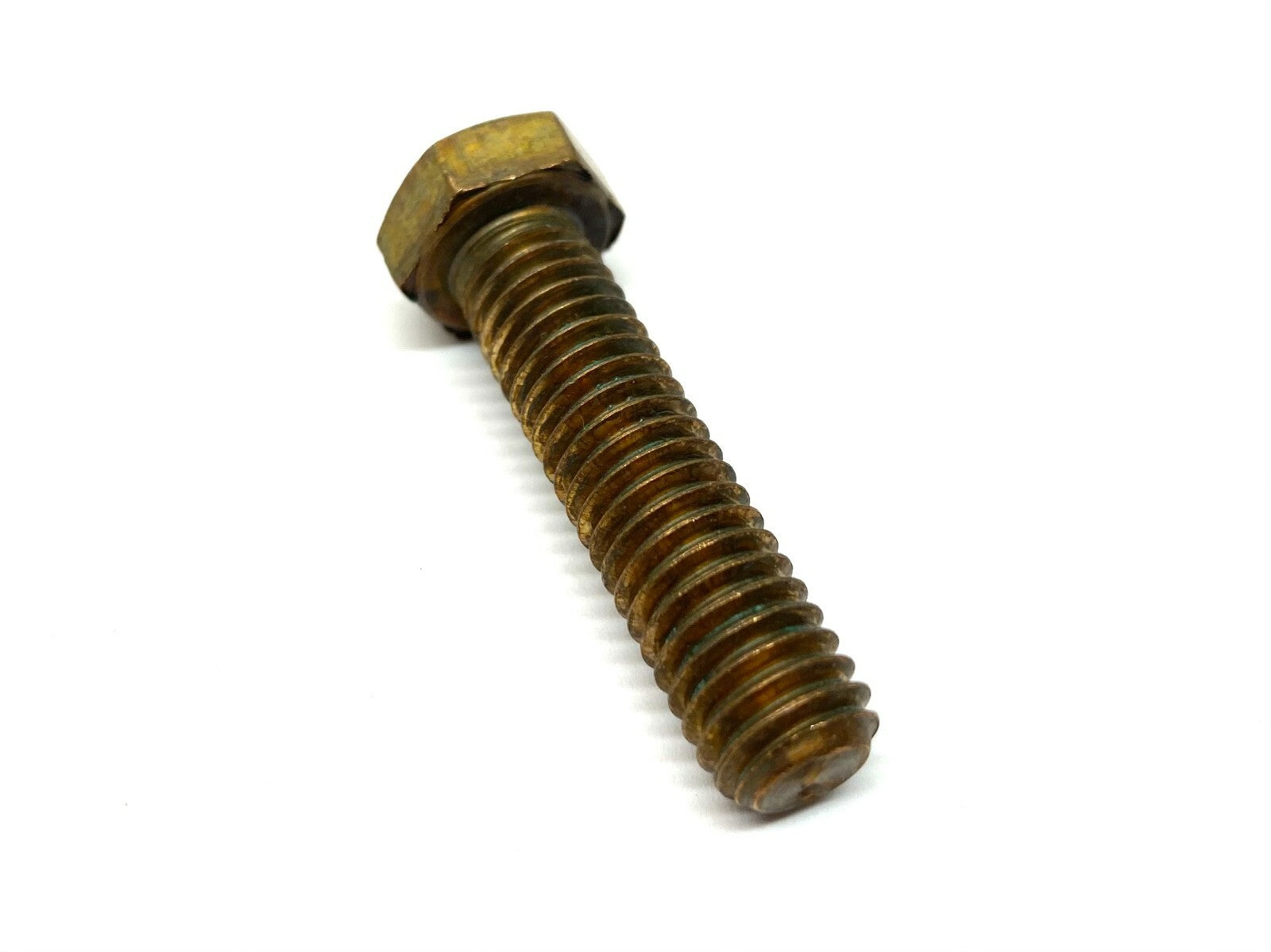 Hex Head Machine Bolt Bronze Silicon 3-8"-16 UNC x 2-1/2" LOT OF 25 - Maverick Industrial Sales