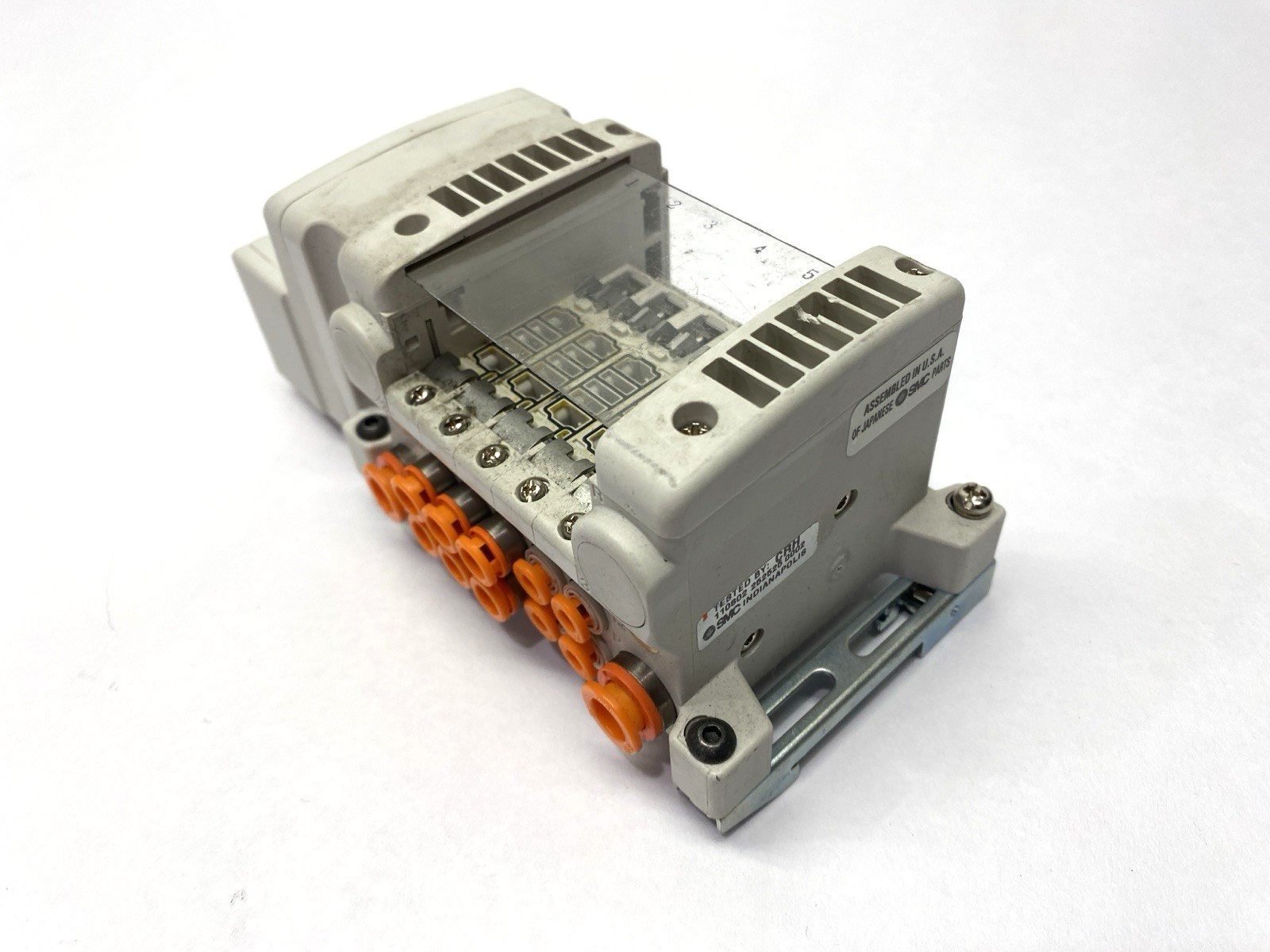 SMC VV5QC11-05N7FD0-DNS Pneumatic Manifold Base Mounted Assembly - Maverick Industrial Sales