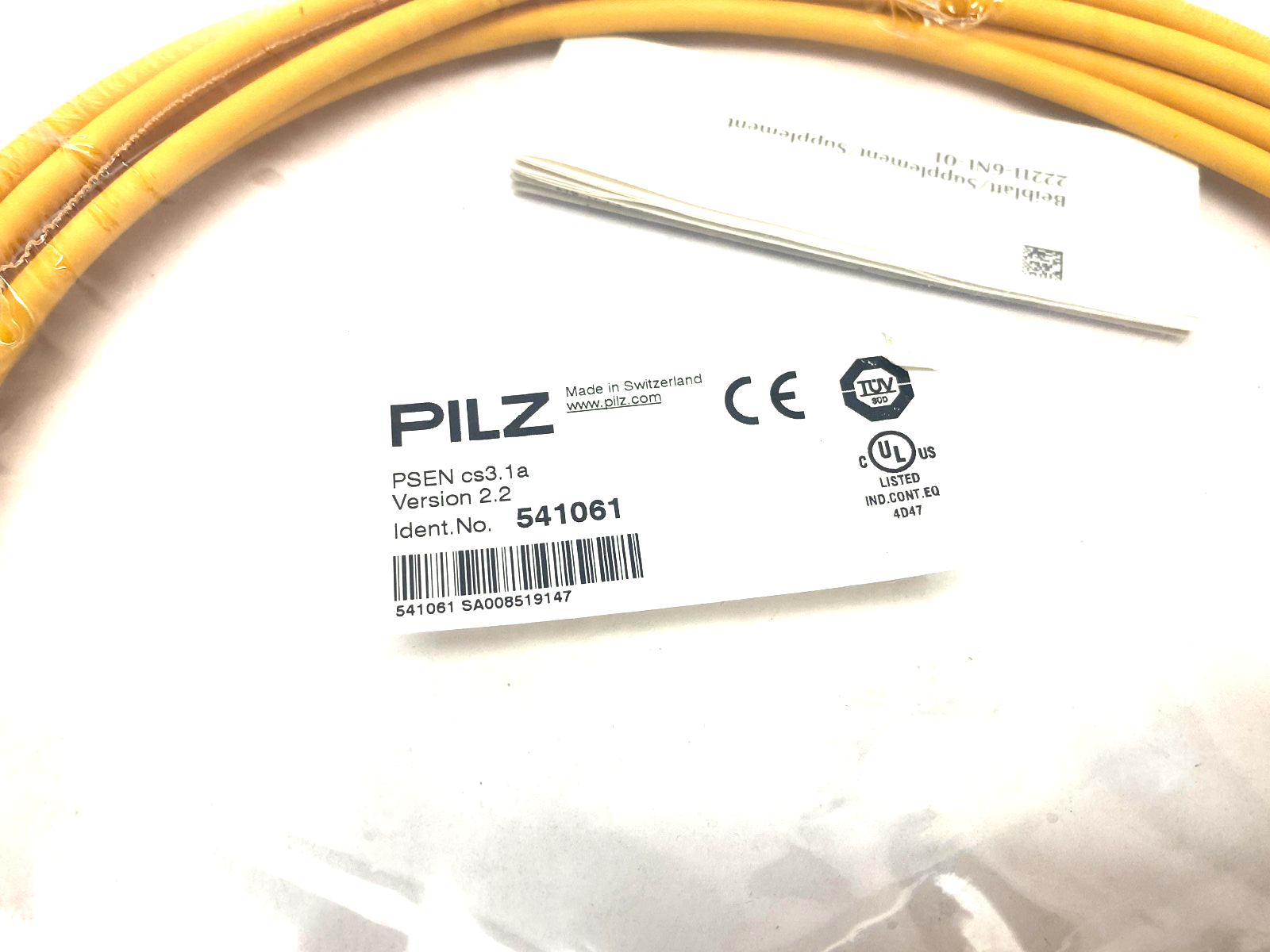 Pilz PSEN cs3.1a 1switch RFID Safety Switch, 2-Safe SC Outputs, 541061 - Maverick Industrial Sales