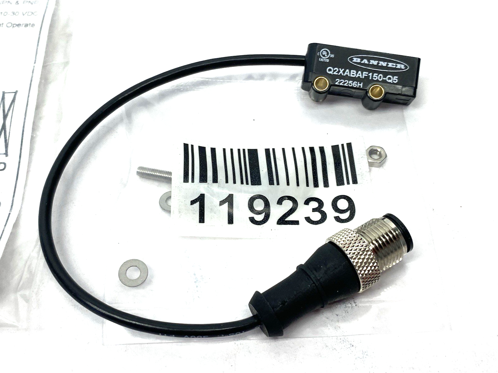 Banner Q2XABAF150-Q5 Adjustable Field Sensor Output: LO (Light Operate) 810304 - Maverick Industrial Sales