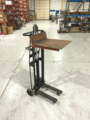 T&S Equipment Hydraulic Rolling Lift Cart, 55" Lift Height, 750 lbs. Capacity - Maverick Industrial Sales