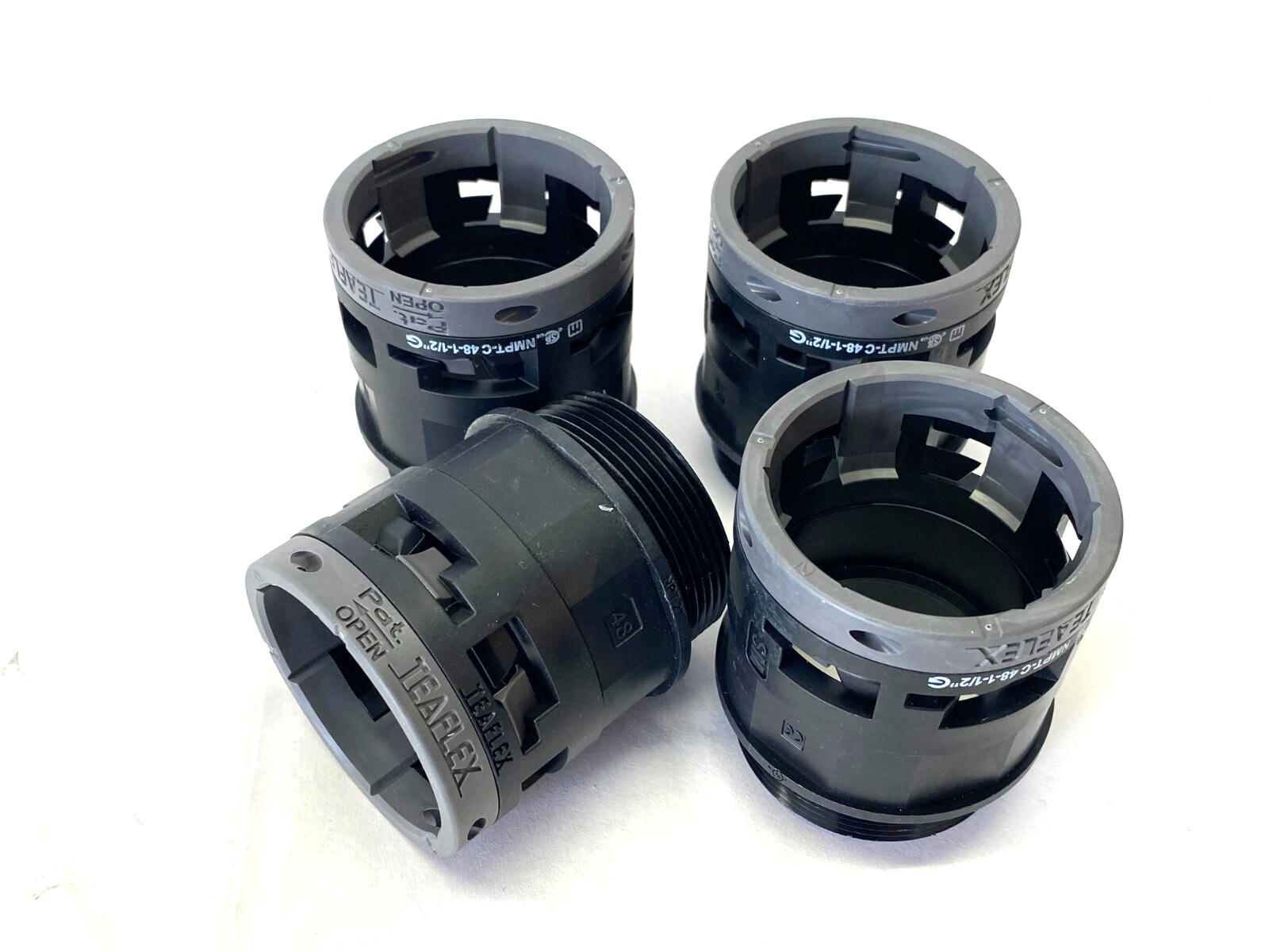 Moltec K8-M-S-48N09 Teaflex Straight KMS Male NPT Connector LOT OF 4 - Maverick Industrial Sales