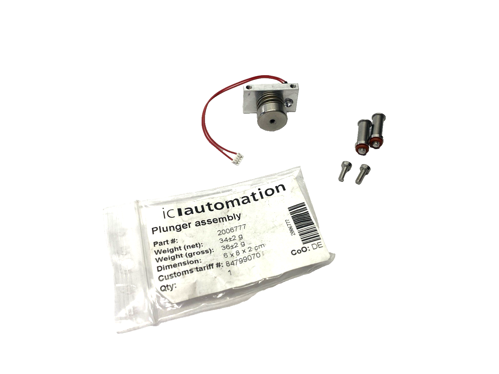 ic Automation 2006777 Plunger Assembly 6 x 8 x 2 cm - Maverick Industrial Sales