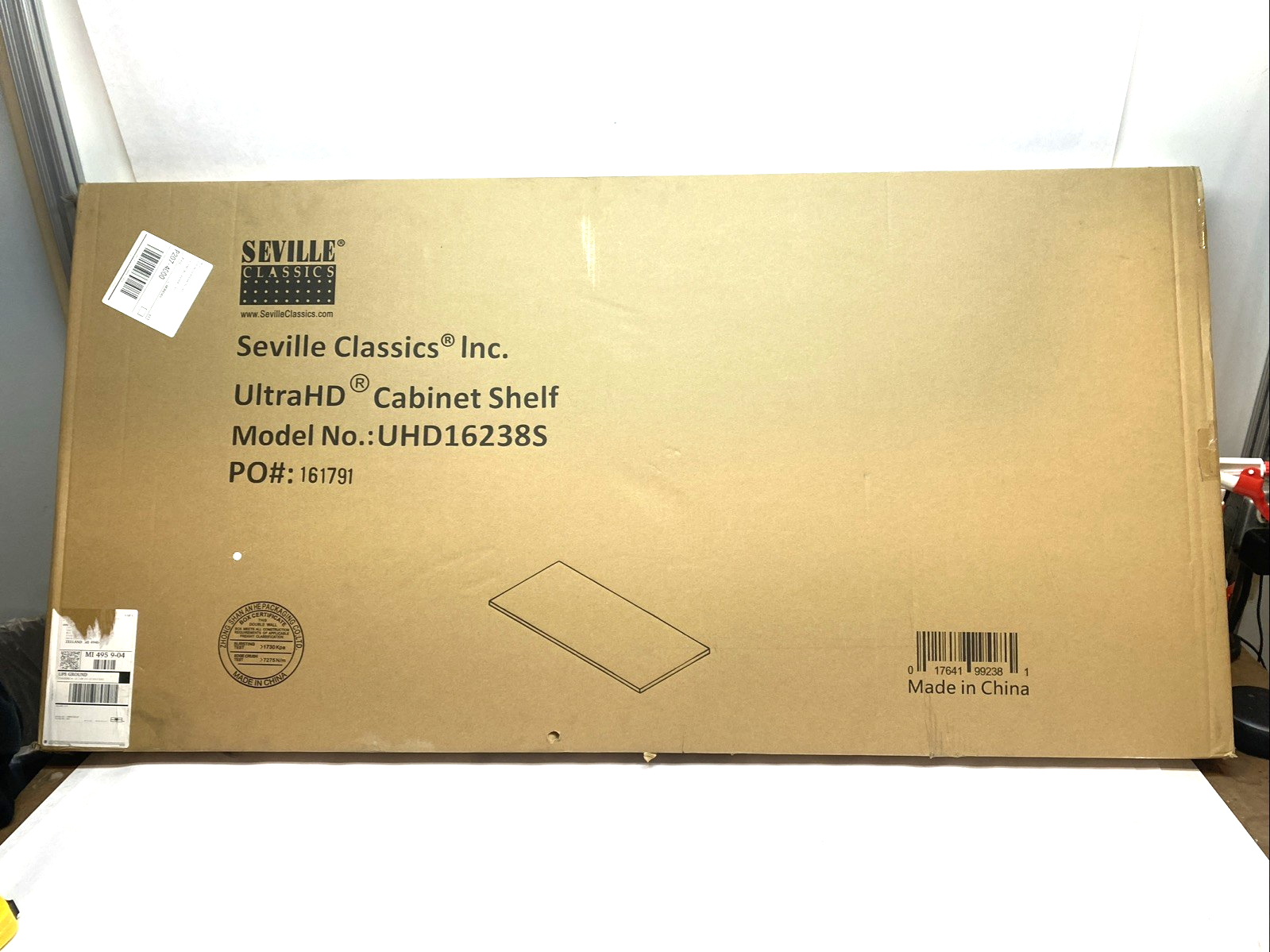 UHD16238S | Seville Classics UltraHD Extra Shelf 48x24 - New - Maverick Industrial Sales