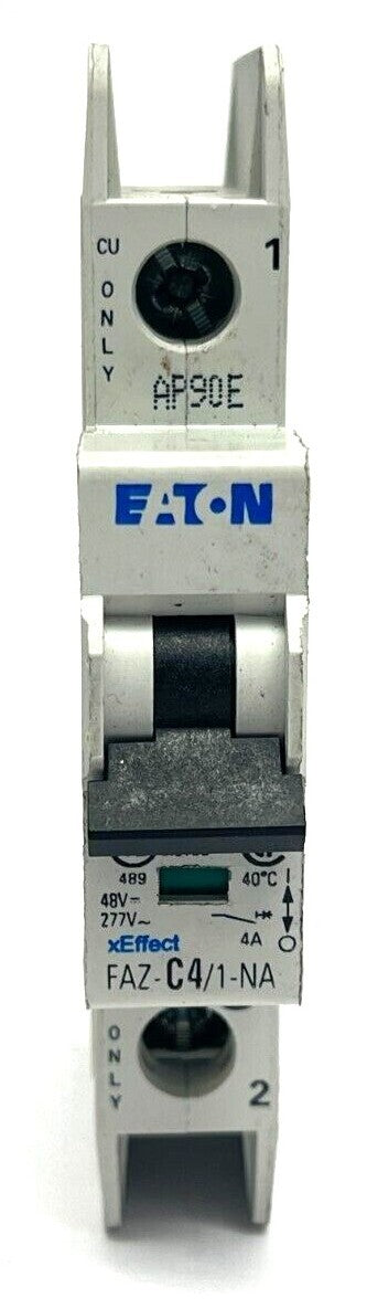 Eaton FAZ-C4/1-NA-SP Circuit Breaker 4A 277V - Maverick Industrial Sales