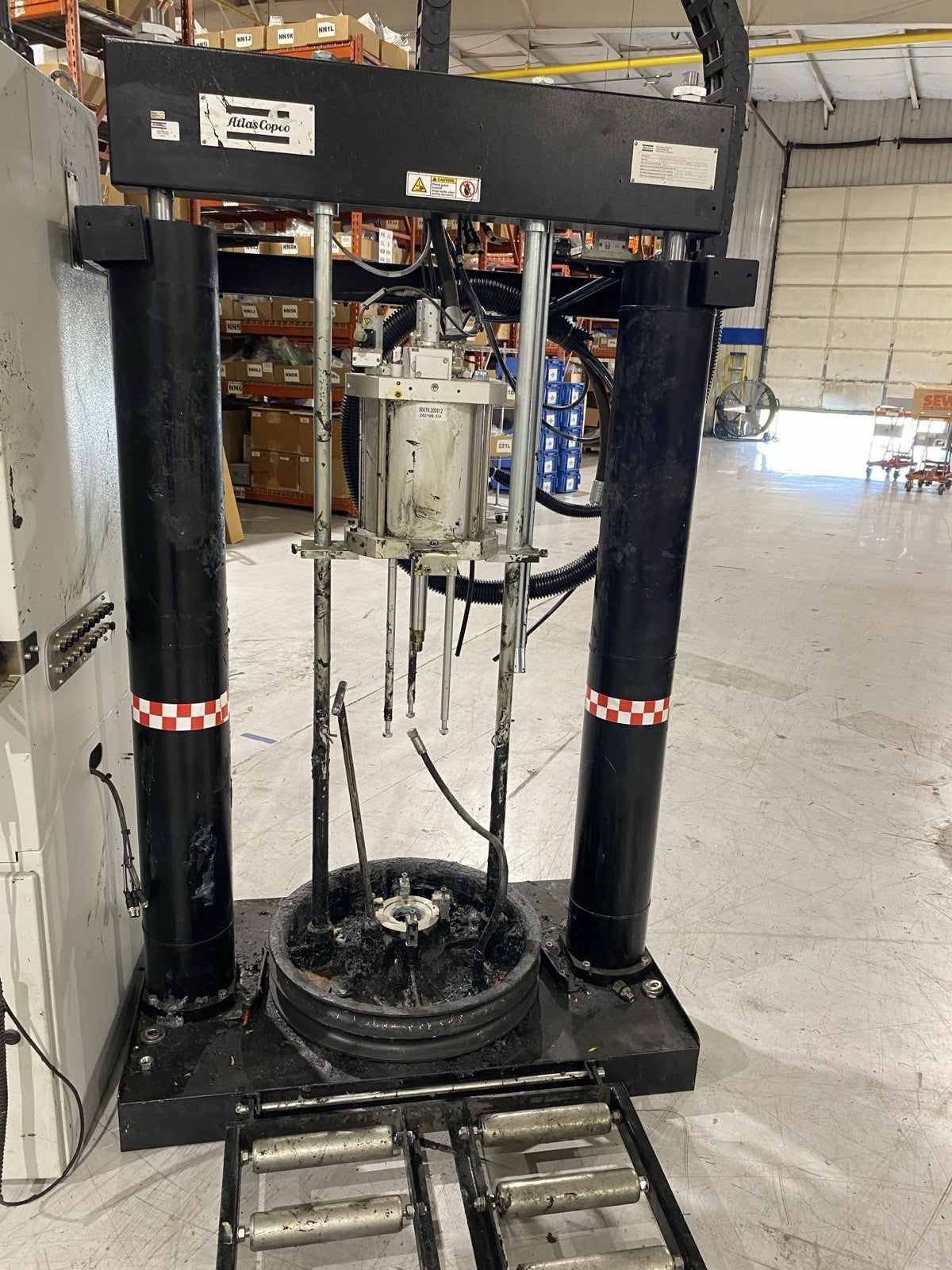 Atlas Copco SCA Adhesive Drum Dispensing System, Pumps and Controls - Maverick Industrial Sales