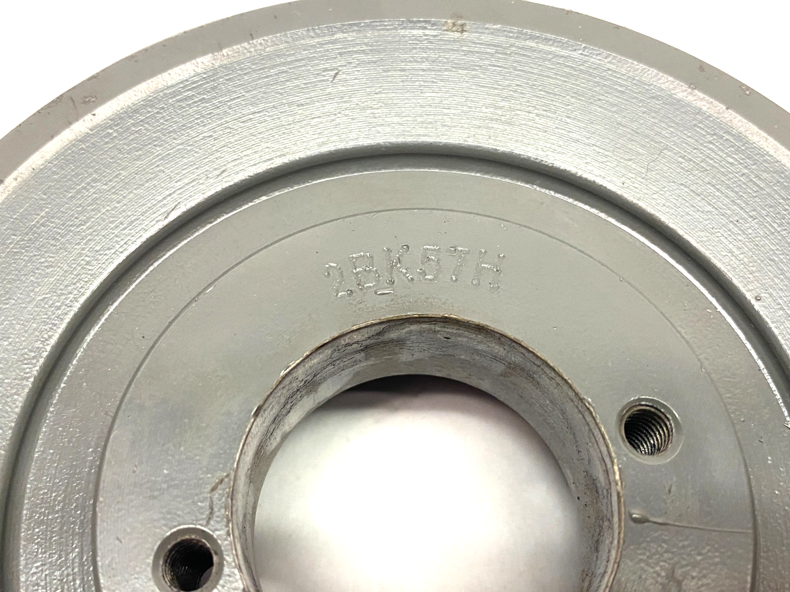 Cast Iron 2BK57H Dual Groove Belt Pulley - Maverick Industrial Sales