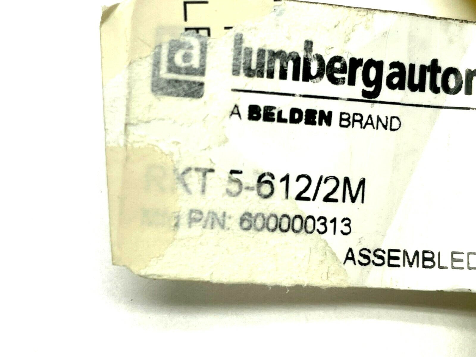 Lumberg Automation RKT 5-612/2M Cordset 5-Pole M12 Female 6ft Length - Maverick Industrial Sales
