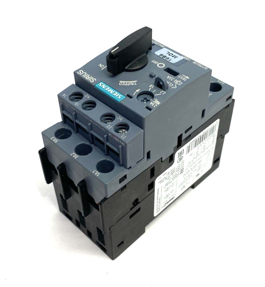 Siemens 3RV2021-1CA10 SIRIUS Motor Protection Circuit Breaker Size S00 - Maverick Industrial Sales