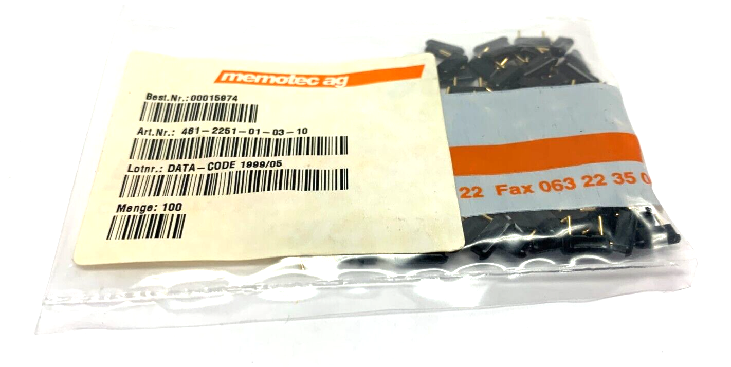 461-2251-01-03-10 | Camboin Electric Shorting Link Plug Black And Gold PACK OF 100 - New - Maverick Industrial Sales