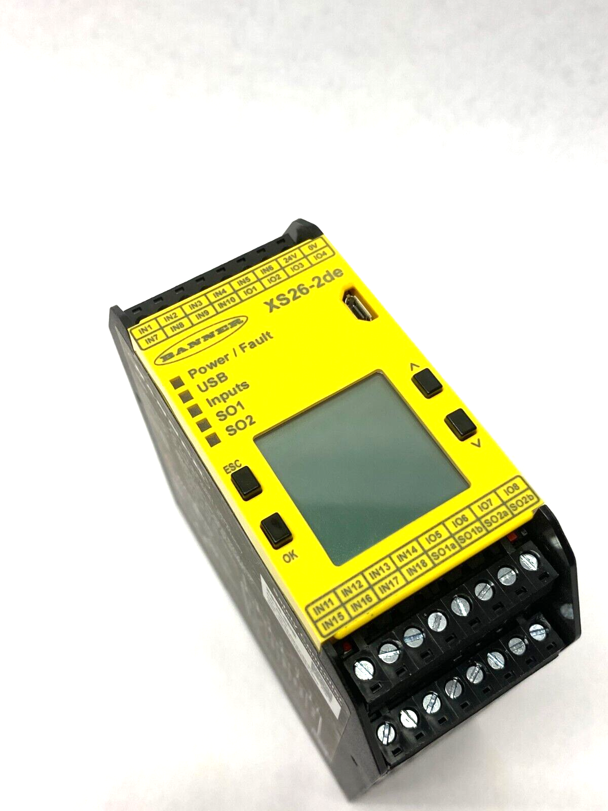 Banner XS26-2DE Expandable Safety Controller, Pair of PNP Safety Outputs 85064 - Maverick Industrial Sales