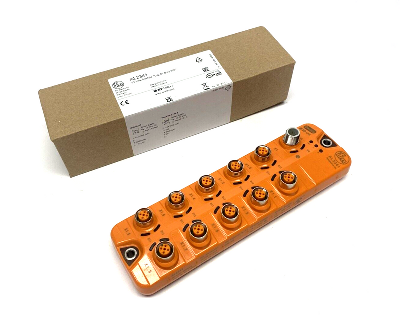 ifm AL2341 IO-Link Input Module 18-30VDC, IO-Link Module 10x2 DI M12 IP67 - Maverick Industrial Sales