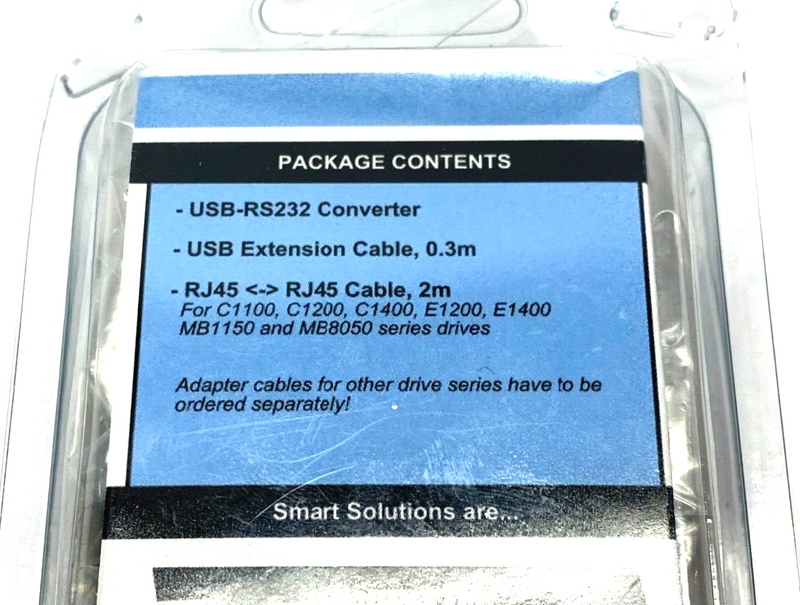 LinMot 0150-2473 2.5kV Fully Isolated USB to RS232 Converter w/ Extension Cable - Maverick Industrial Sales