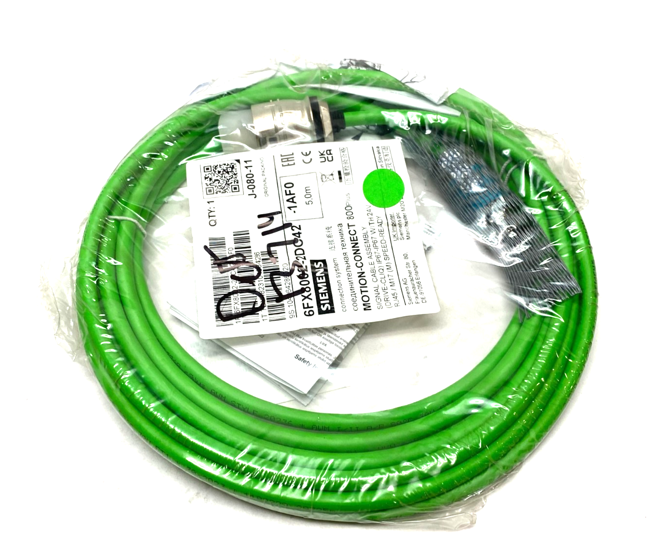 Siemens 6FX8002-2DC42-1AF0 MOTION-CONNECT 800Plus Drive-Cliq Signal Cable Assem. - Maverick Industrial Sales