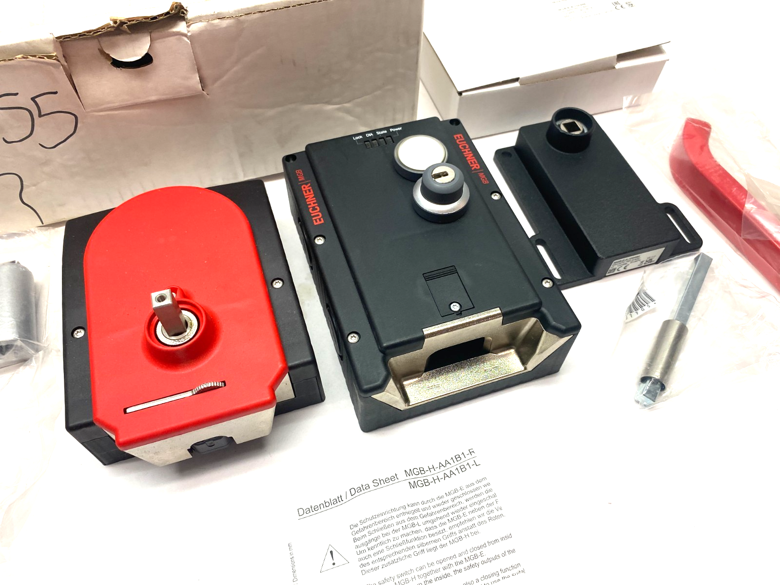 Euchner MGB-L1HE-ARA-R-119807 Guard Locking Mechanical Door Interlock Switch - Maverick Industrial Sales