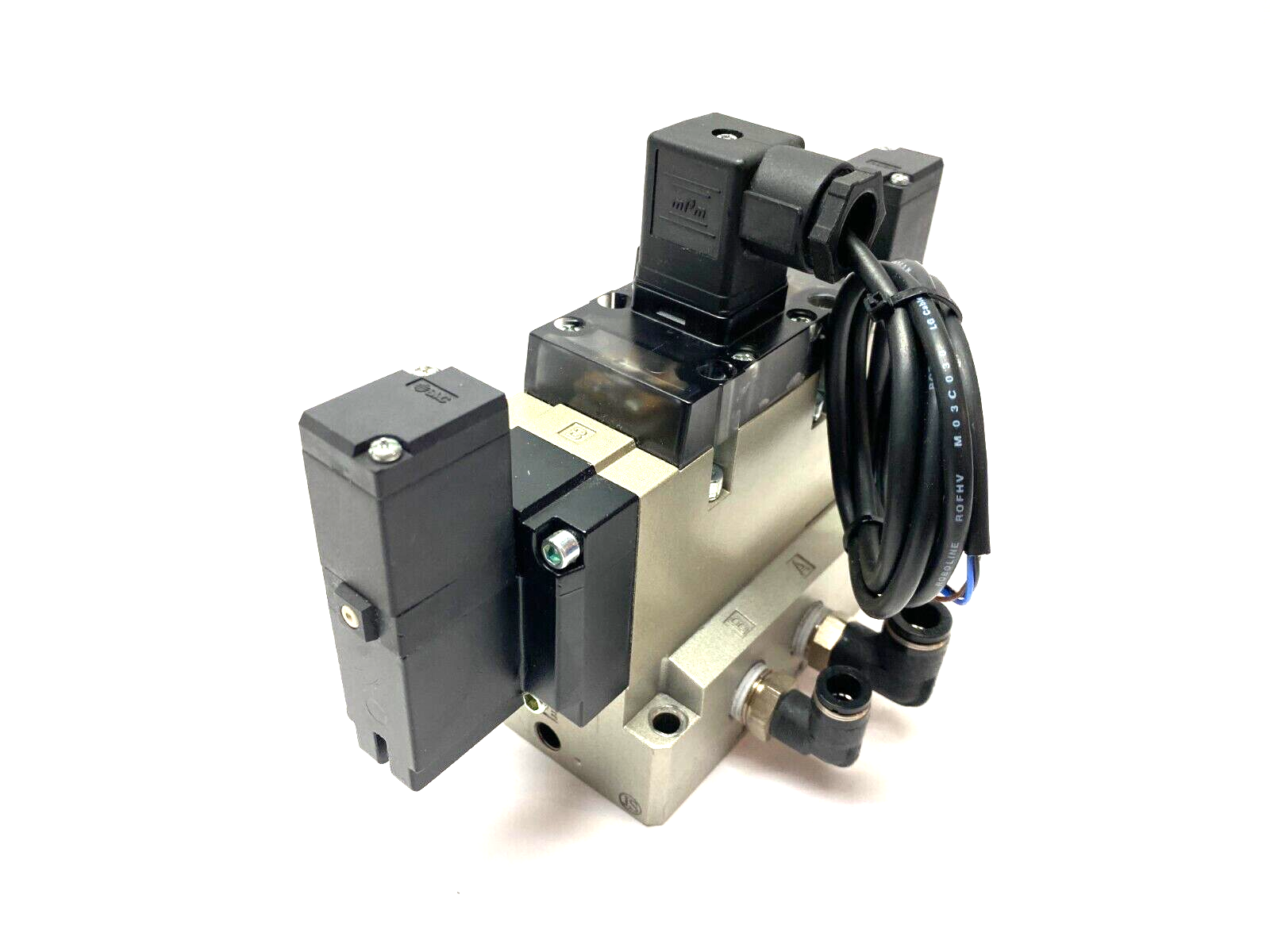 SMC VFS5310-5DZ 4/5 Port Solenoid Valve 3-Position DC21-26V - Maverick Industrial Sales