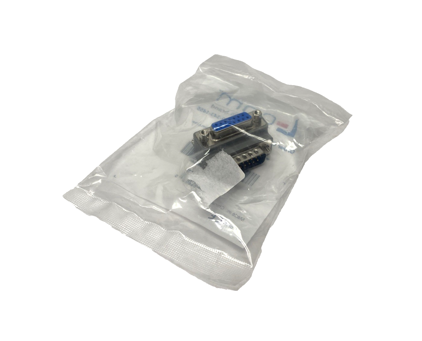 L-Com DG9015MF1 Low Profile Right Angle Adapter, DB15 Male To Female - Maverick Industrial Sales