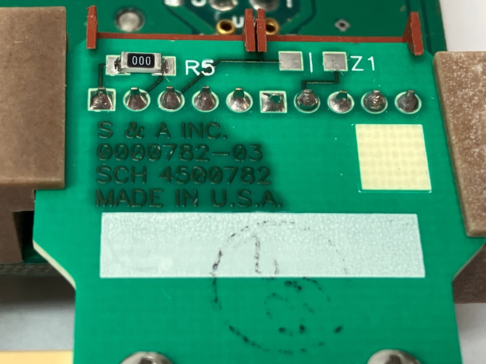 E0000844-00 | Saunders & Associates Circuit Board w/ 0000782-03 610C TTL - Used - Maverick Industrial Sales