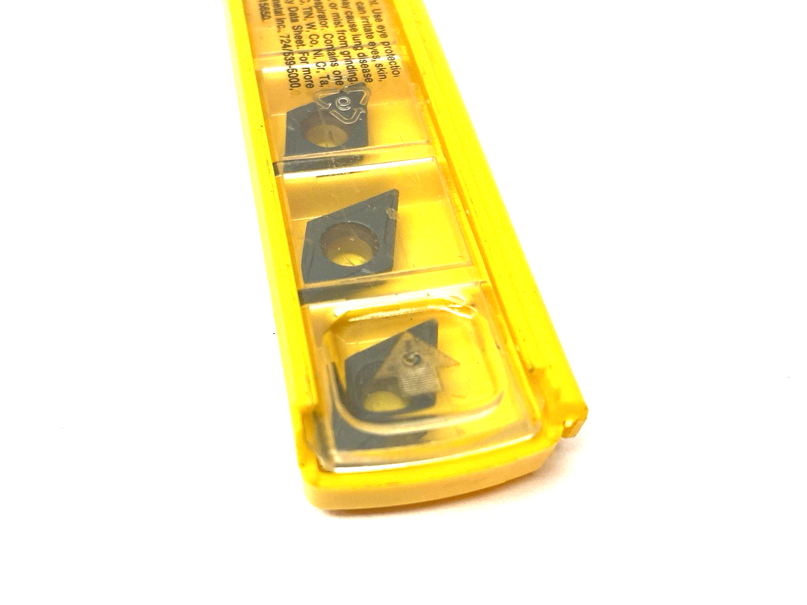 3751569 | Kennametal DCMT-FW Screw-On Inserts Grade KCP25 DCMT11T304FW PKG OF 3 - New - Maverick Industrial Sales