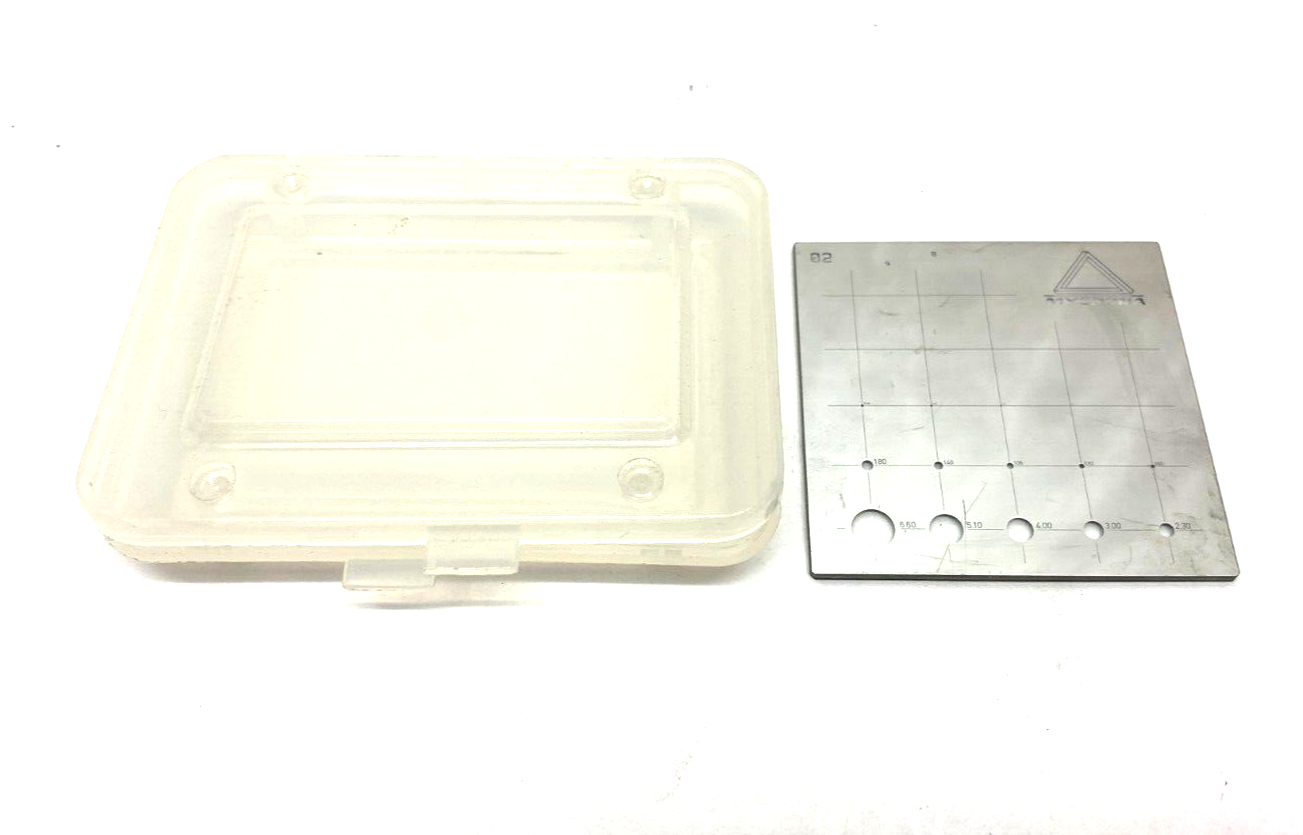 Mycrona No. 02 Reflective Multi-Size Hole Laser Cutting Template - Maverick Industrial Sales