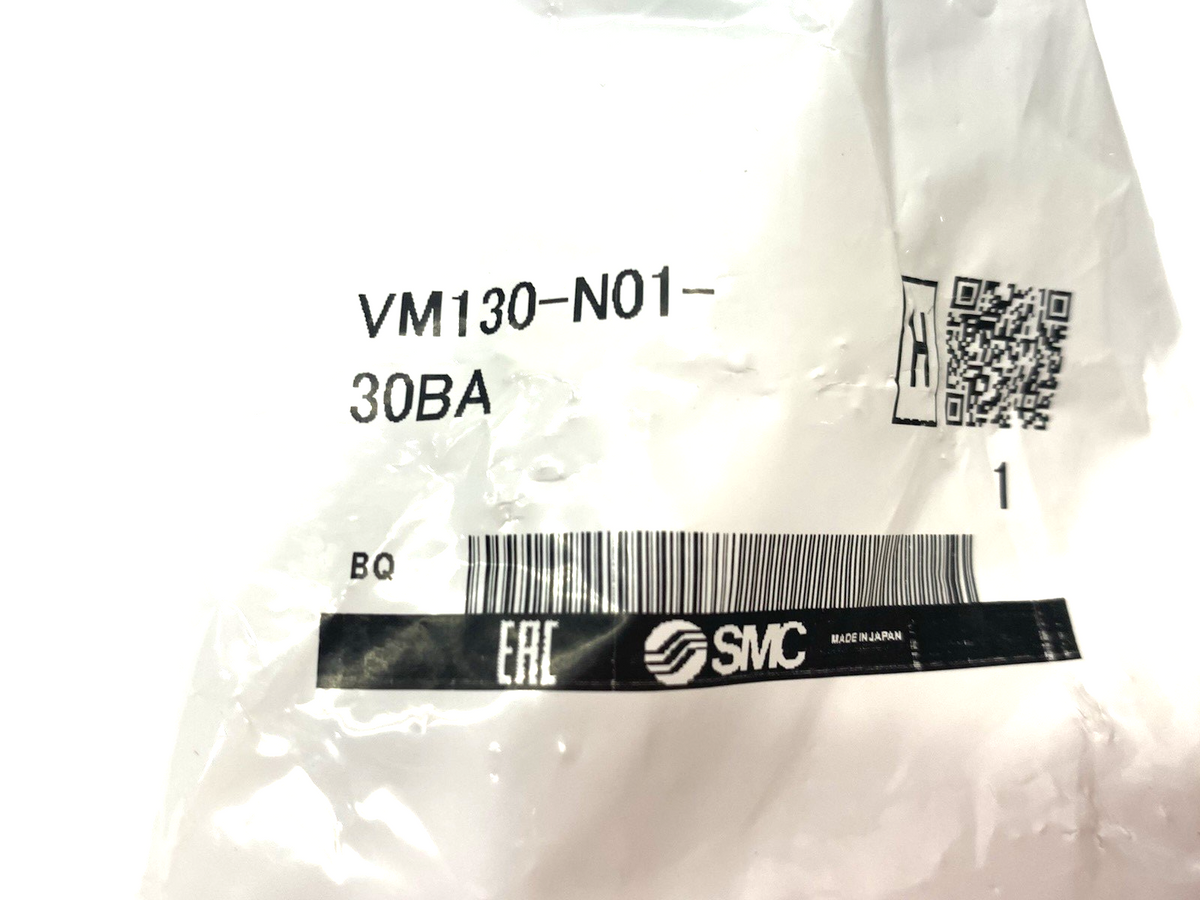 VM130-N01-30BA | SMC Mechanical Poppet Valve, Push Activated, Body Port 1/8" NPT - New - Maverick Industrial Sales