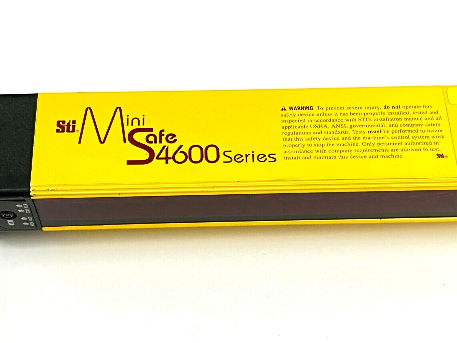 Omron STI MS46SR-20-610-Q1-R-NC-FP Safety Light Curtain Receiver Mini Safe 4600 - Maverick Industrial Sales