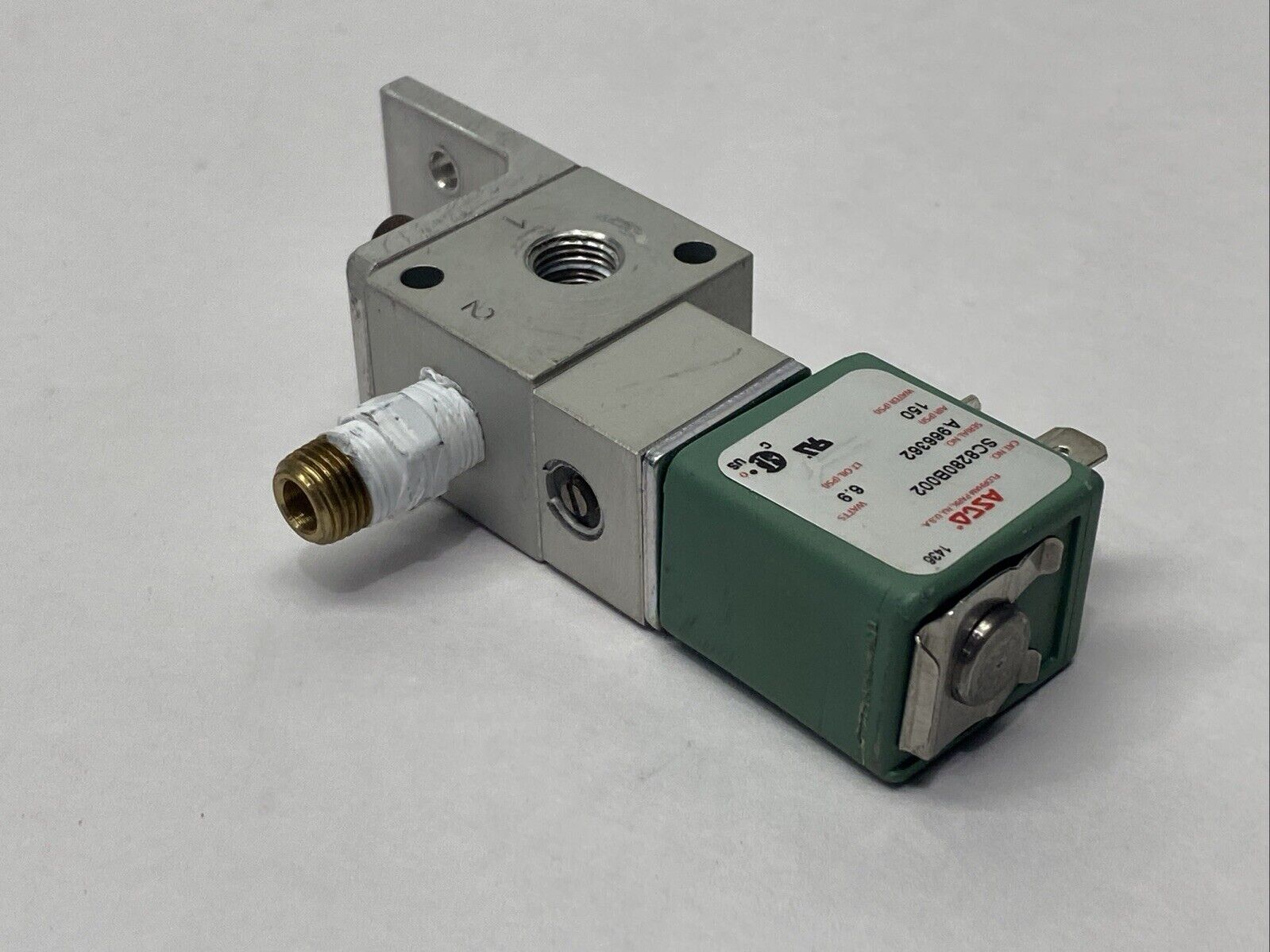ASCO SC8280B002 Solenoid Valve Assembly 150PSI 6.9W - Maverick Industrial Sales