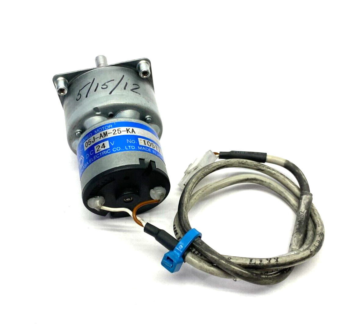 Tsukasa Electric 05J-AM-25-KA DC Geared Motor 24VDC - Maverick Industrial Sales