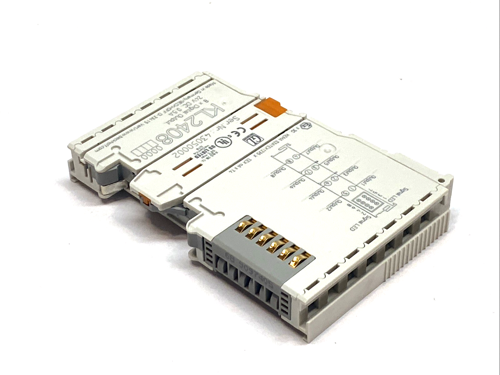 KL2408 | Beckhoff Bus Terminal 8‑Channel 24V DC 0.5A Digital Output Module 1‑Wire - Used - Maverick Industrial Sales