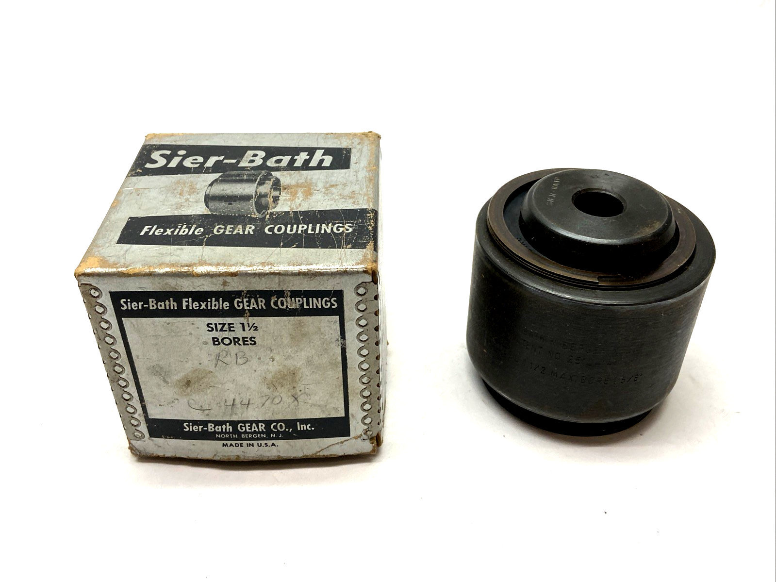 Sier-Bath Size 1-1/2 Flexible Gear Coupling - Maverick Industrial Sales