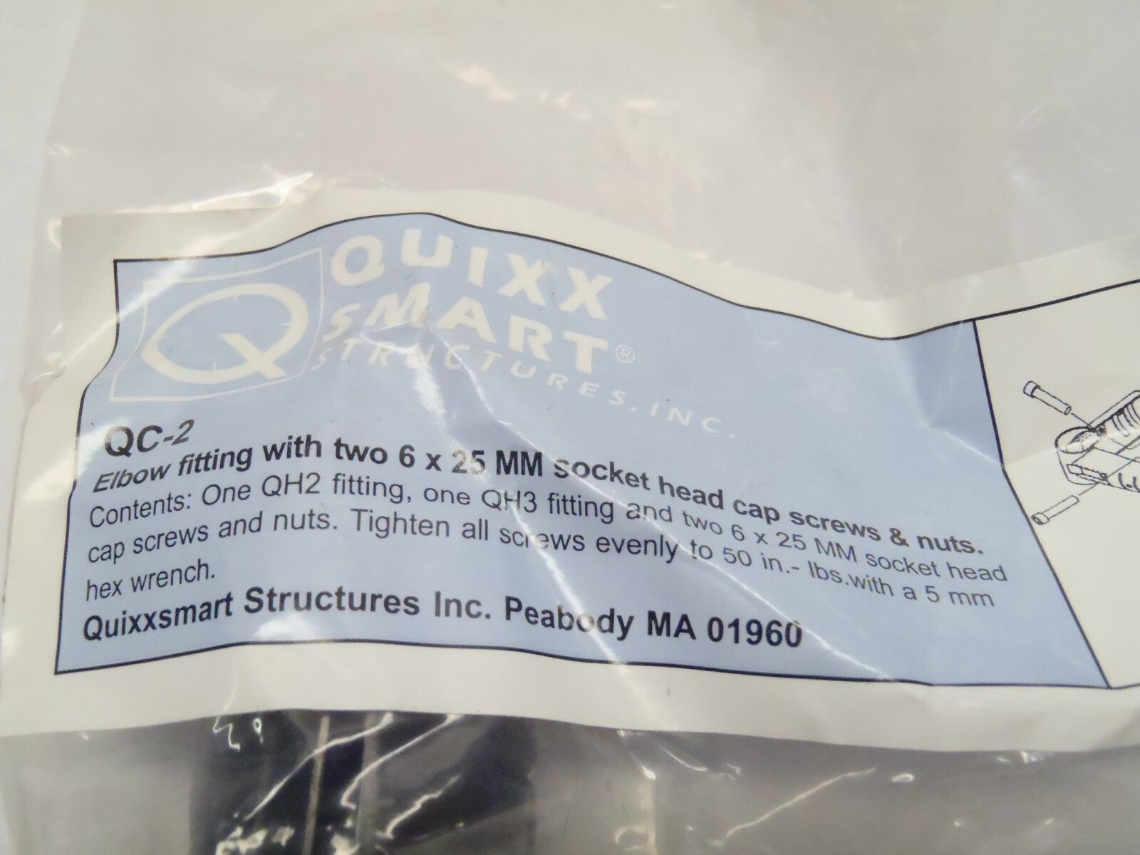 Quixx Smart QC-2 Elbow Fitting 90 Degree - Maverick Industrial Sales