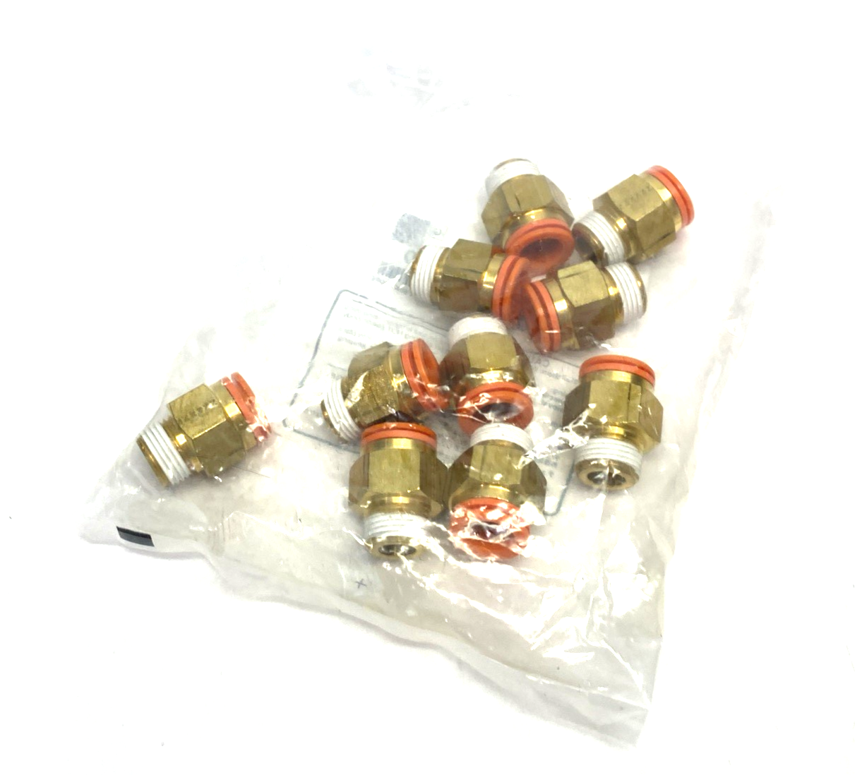 KQ2H13-36S | SMC One-Touch Pneumatic Male Connector Fitting, 1/2" Tube OD, 10-PACK - New - Maverick Industrial Sales