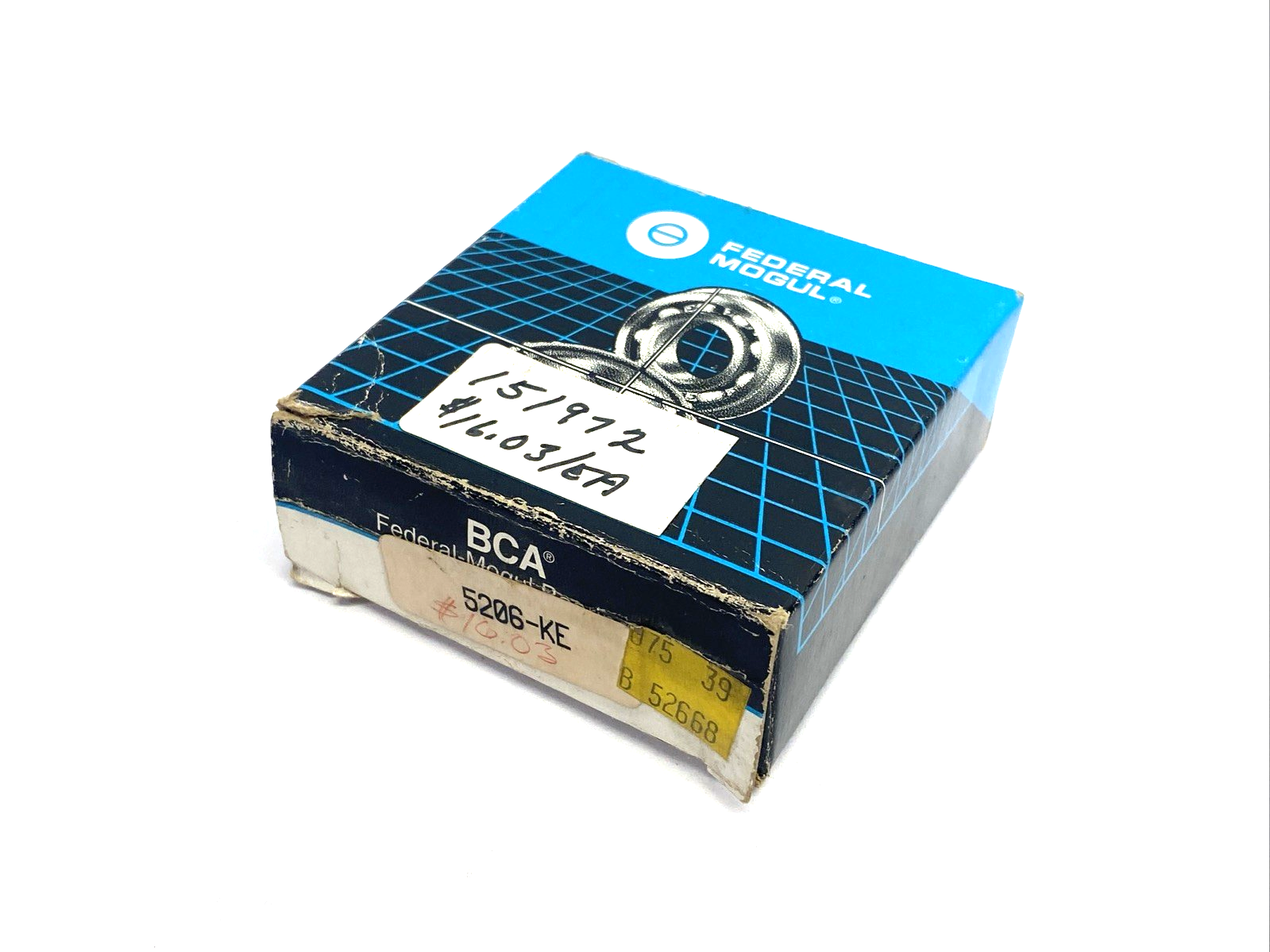 5206-KE | BCA Federal Mogul Bearings Double Row Ball Bearing 30mm I.D. x 62mm O.D. - New – Open box - Maverick Industrial Sales