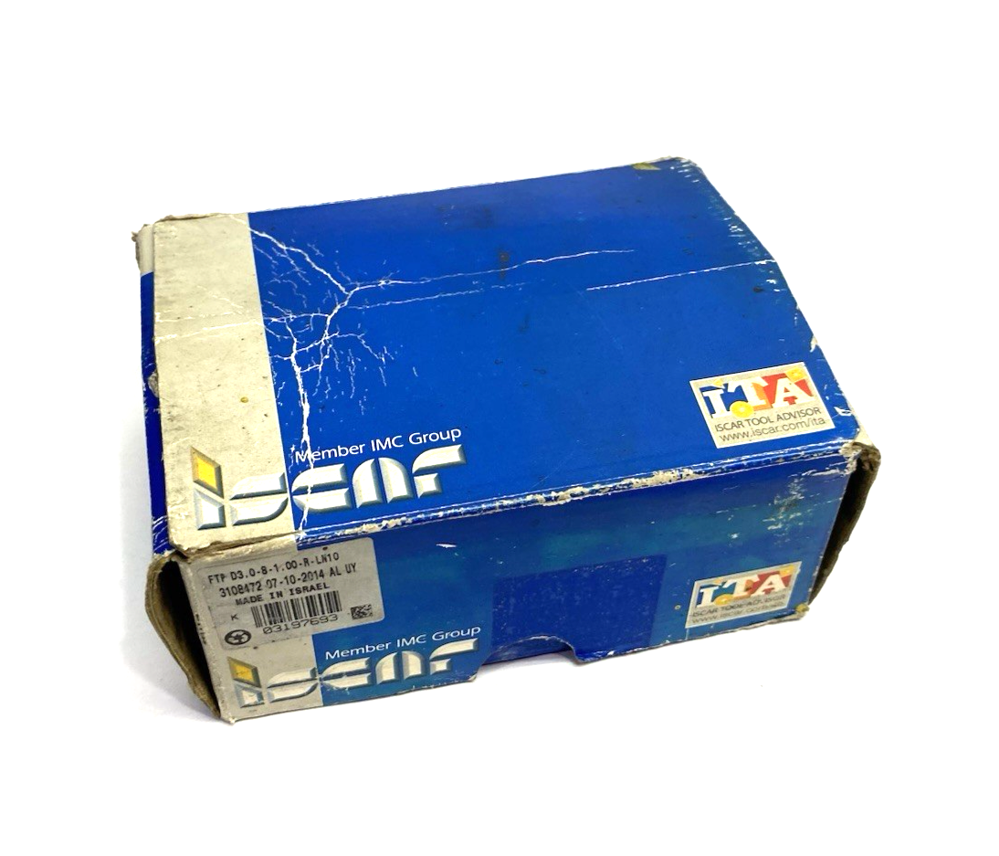 Iscar FTP D3,0-8-1,00-R-LN10 Indexable Face Mill 8-Tooth Coolant-Through 3197693 - Maverick Industrial Sales